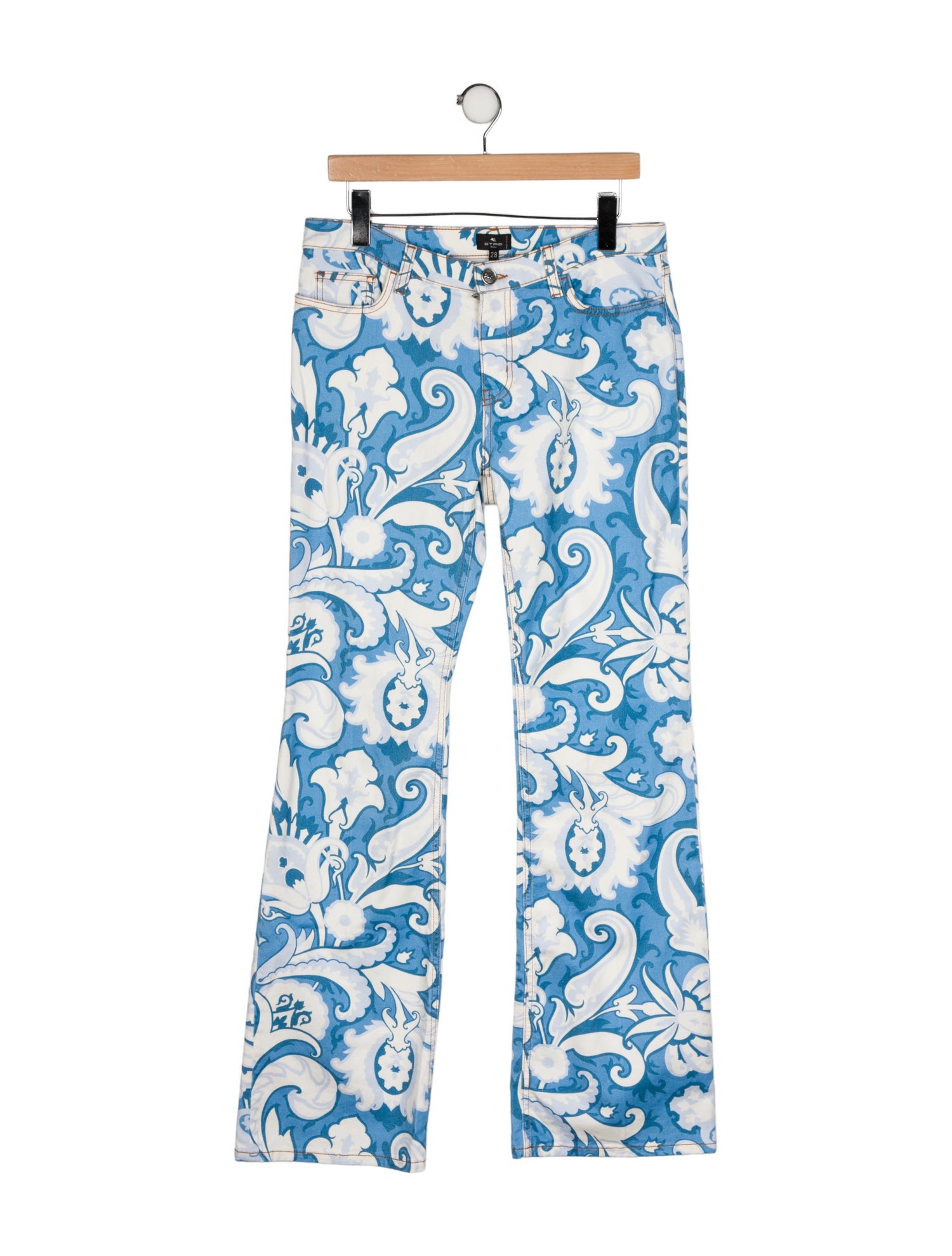 Etro Mid-Rise Wide Leg Jeans w/ Tags