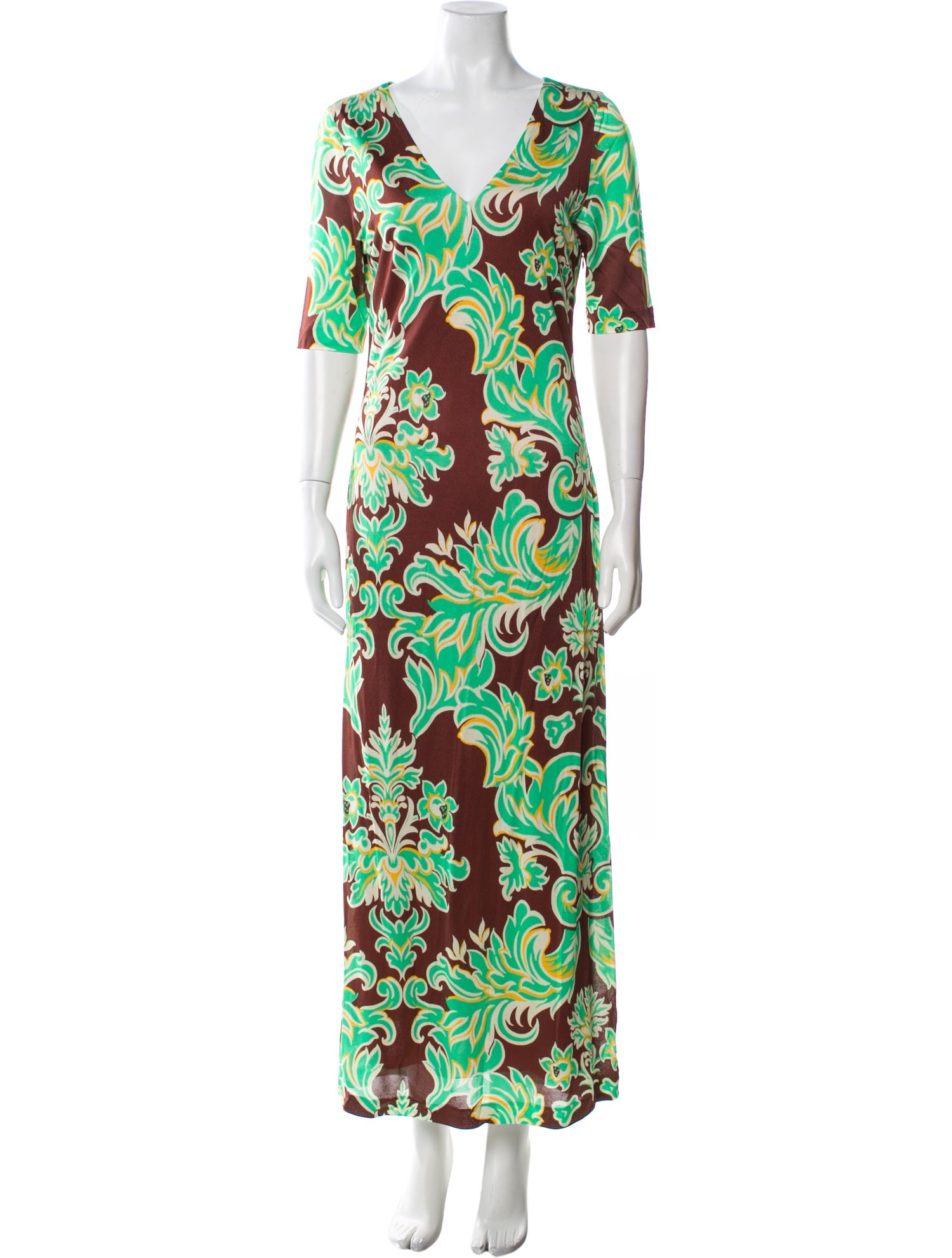 Etro Floral Print Long Dress w/ Tags