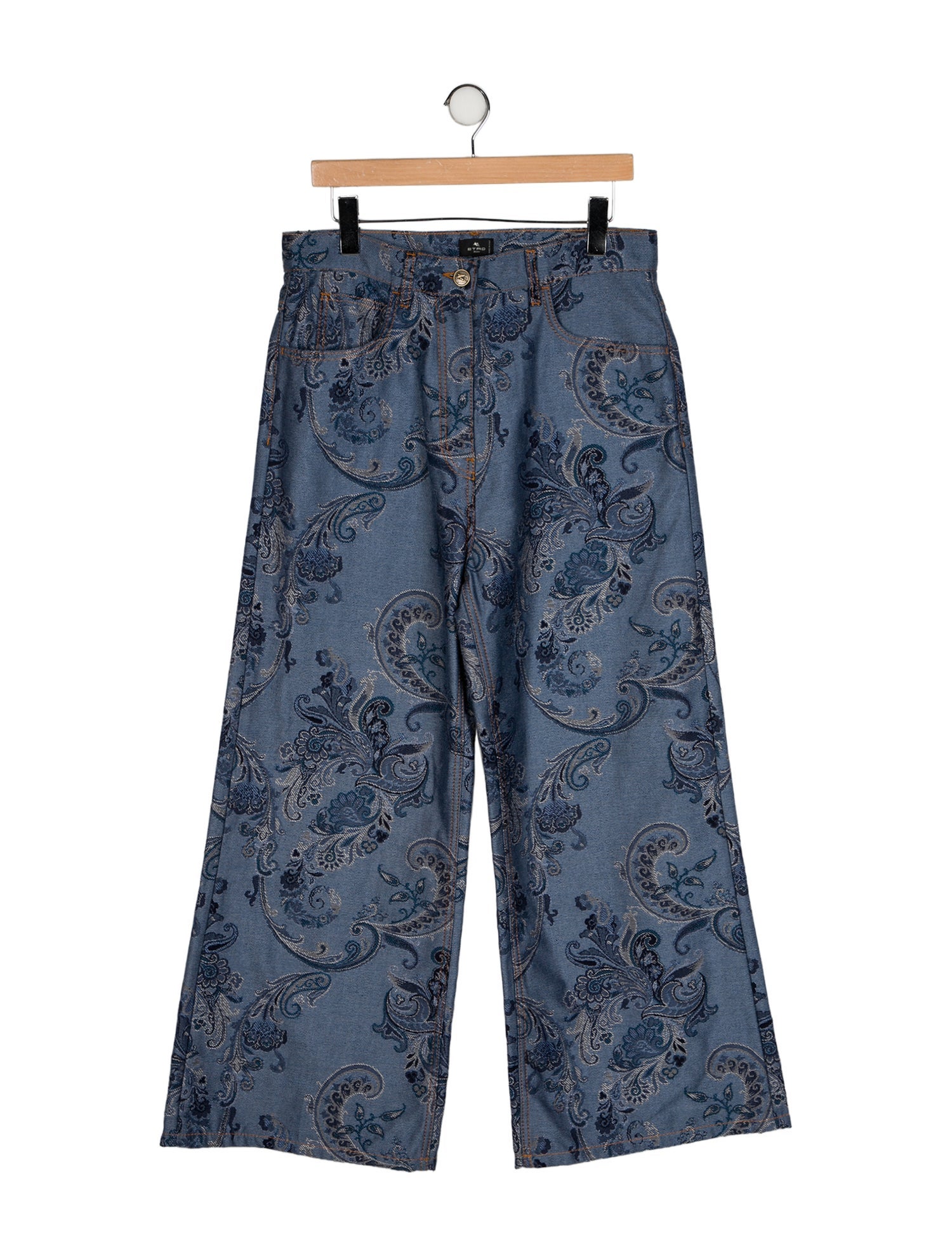 Etro High-Rise Wide Leg Jeans w/ Tags