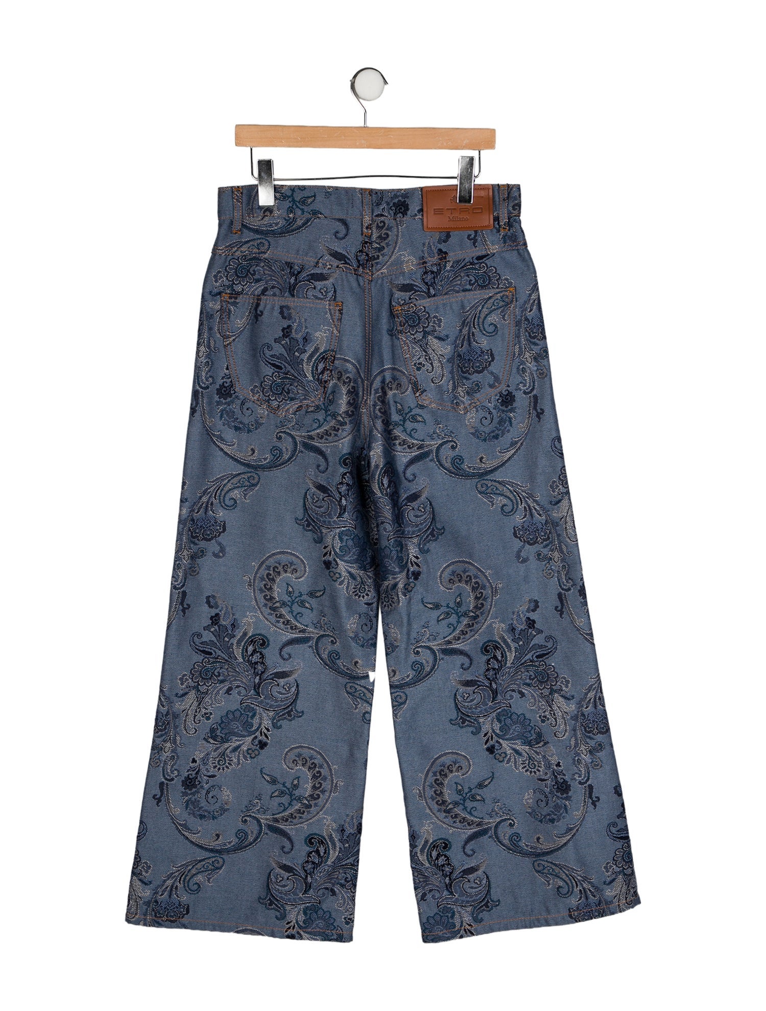 Etro High-Rise Wide Leg Jeans w/ Tags