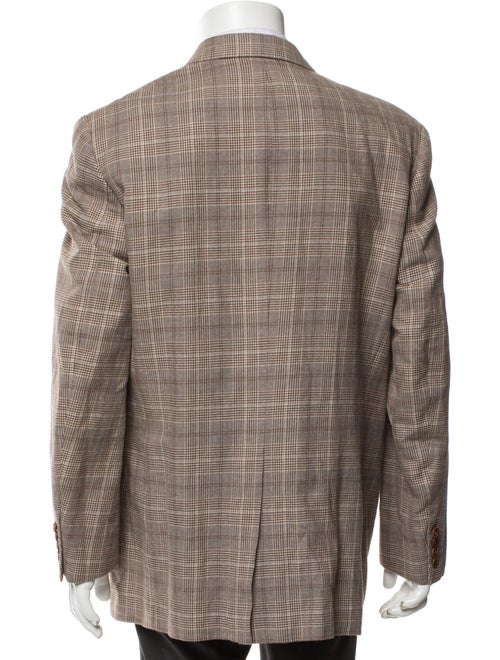 Etro Plaid Print Blazer