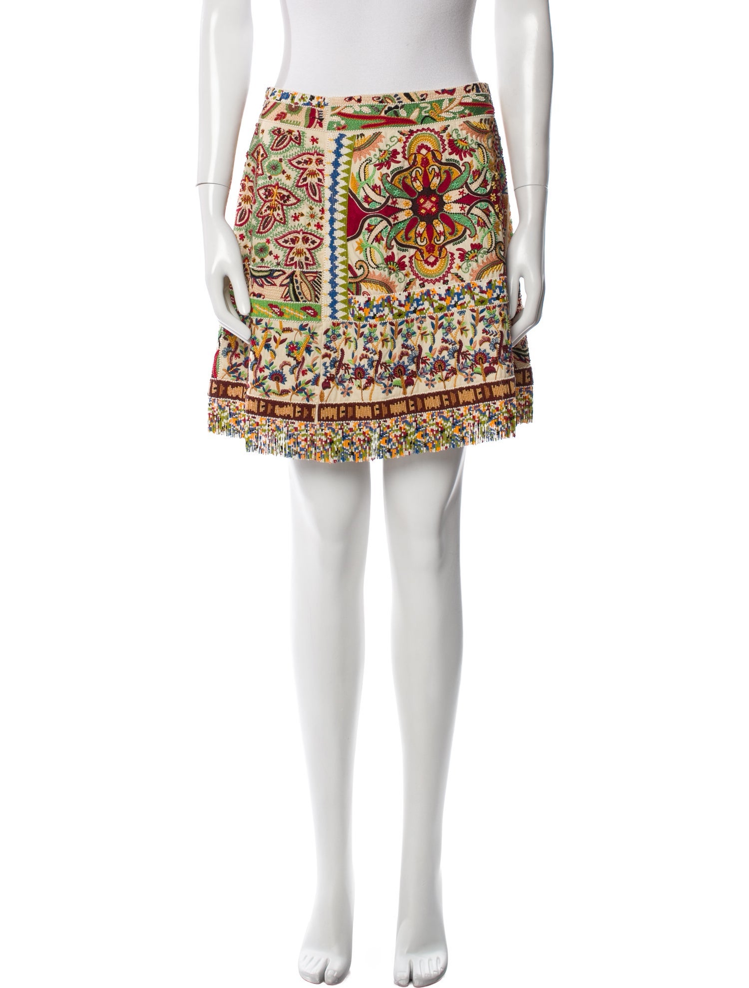 Etro Paisley Print Mini Skirt