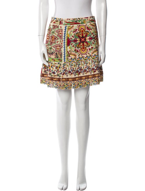 Etro Paisley Print Mini Skirt