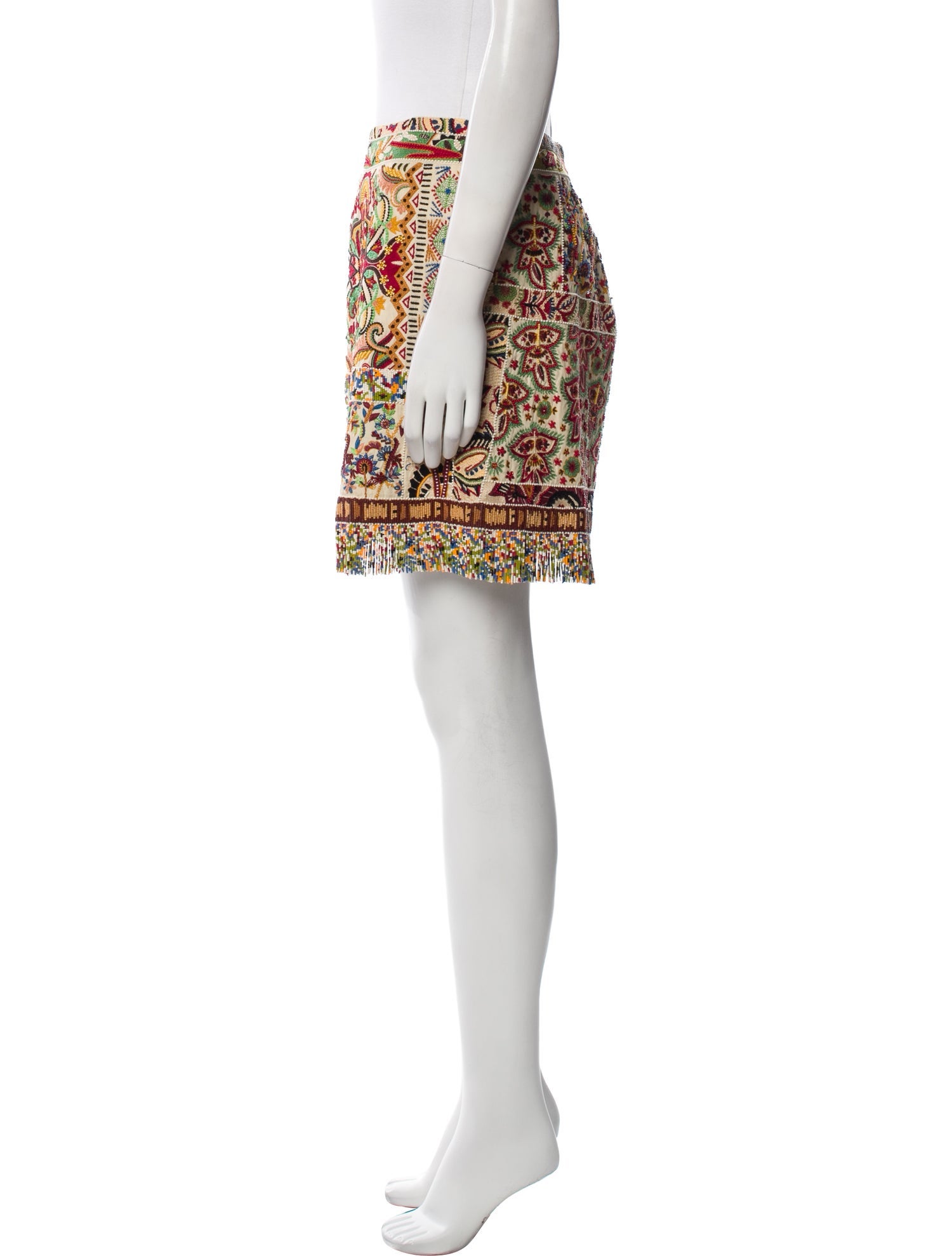 Etro Paisley Print Mini Skirt