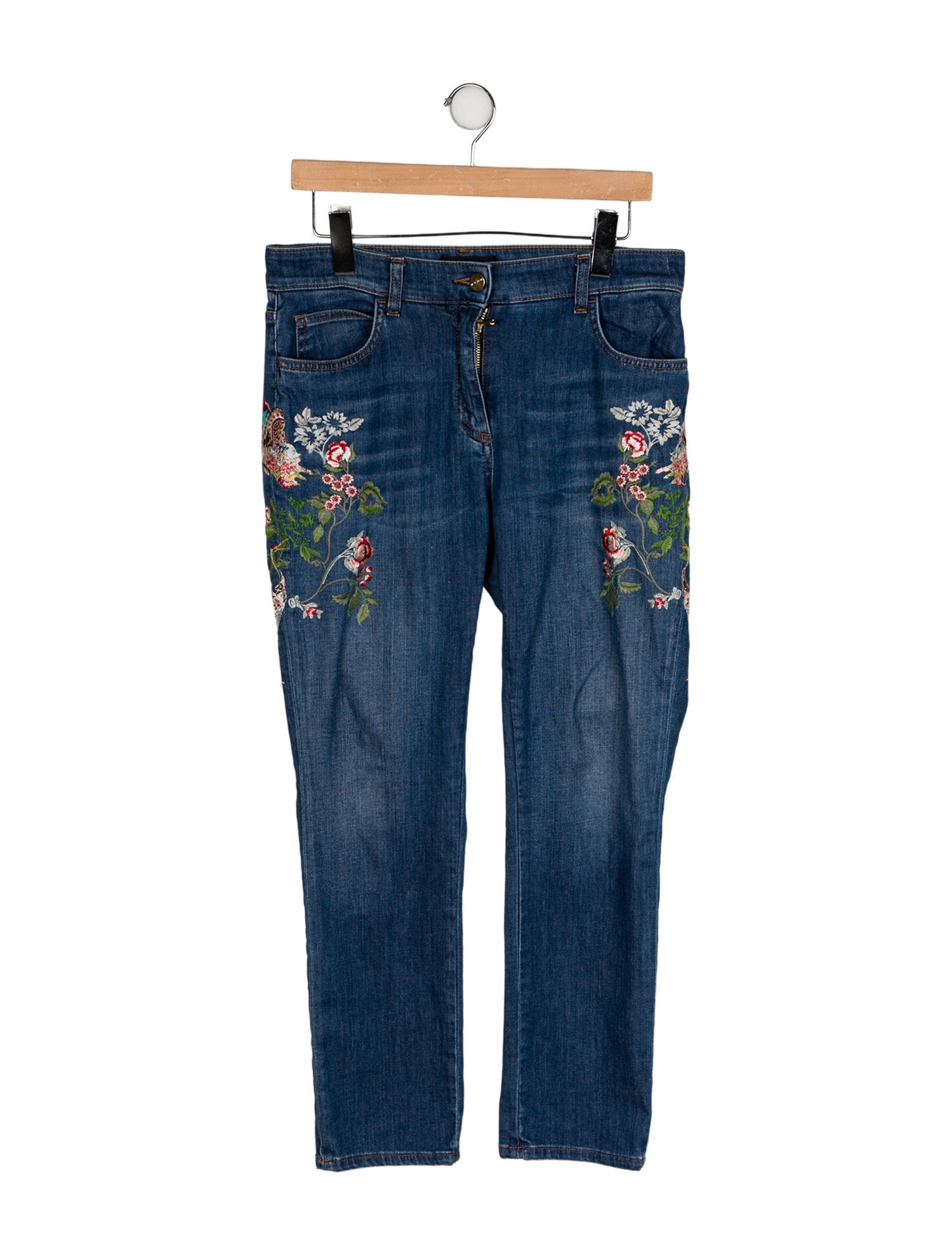Etro Mid-Rise Straight Leg Jeans