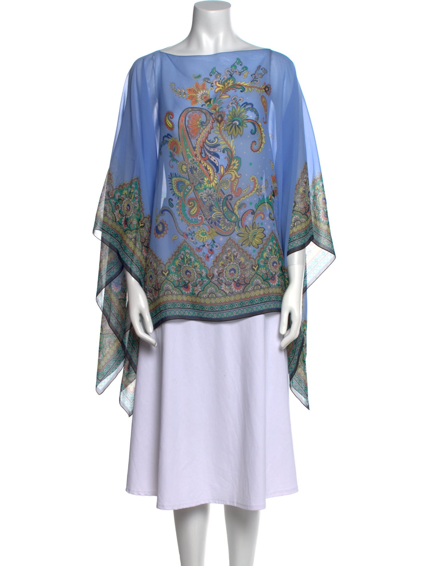 Etro Silk Paisley Print Blouse w/ Tags