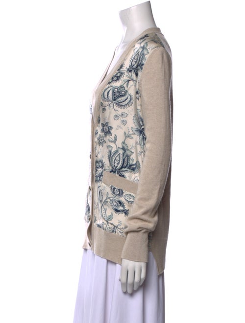 Etro Printed V-Neck Sweater