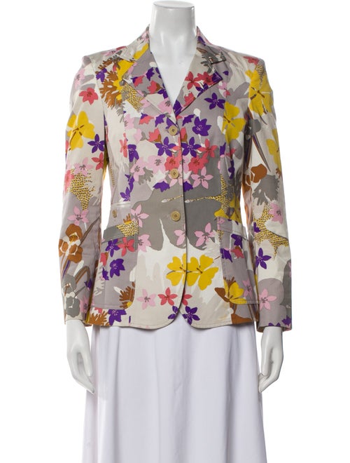 Etro Floral Print Blazer