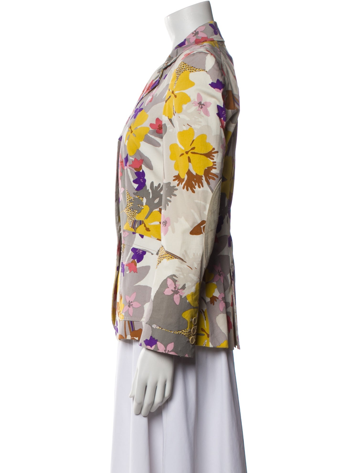 Etro Floral Print Blazer