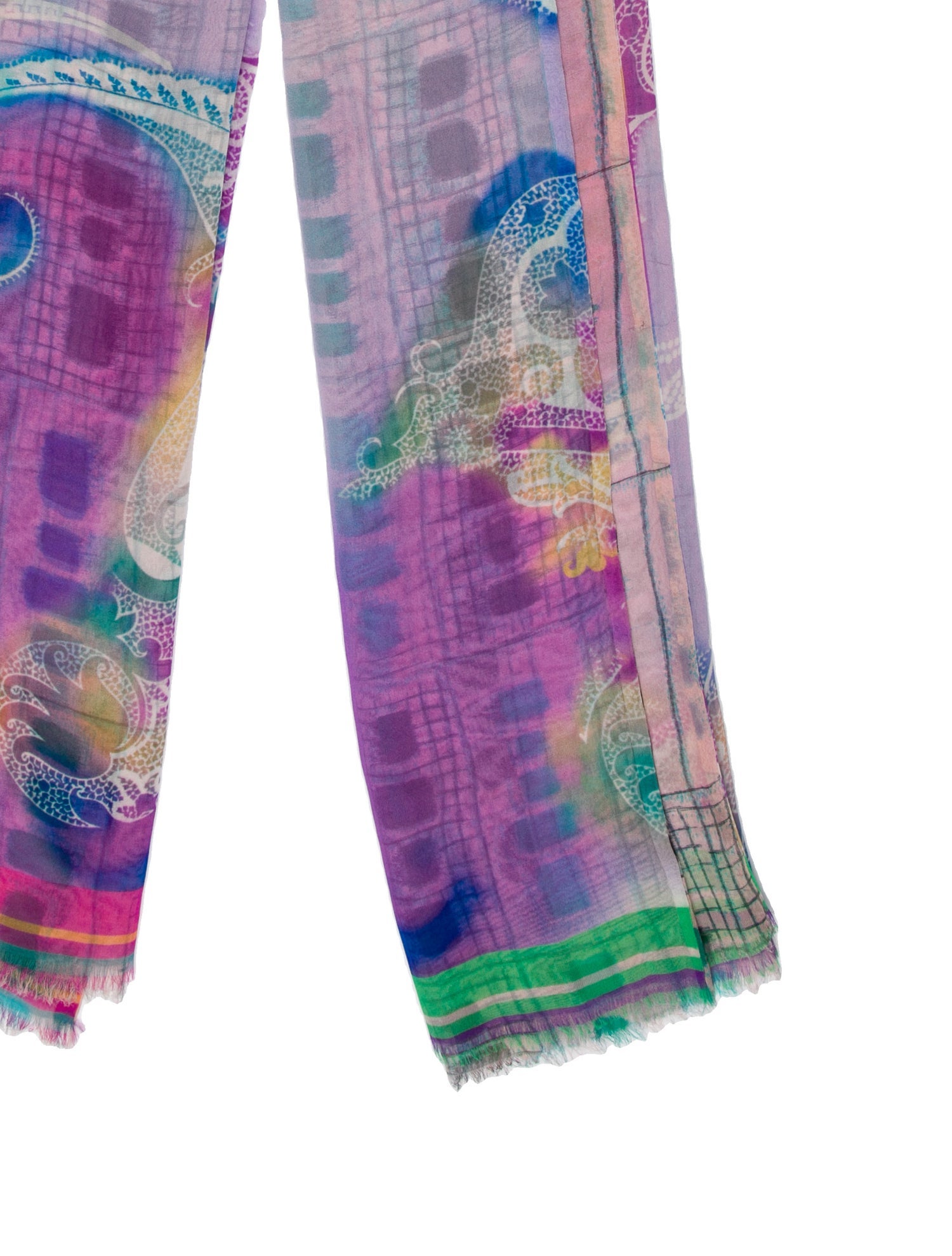 Etro Silk Paisley Print Scarf