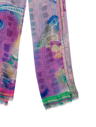 Etro Silk Paisley Print Scarf