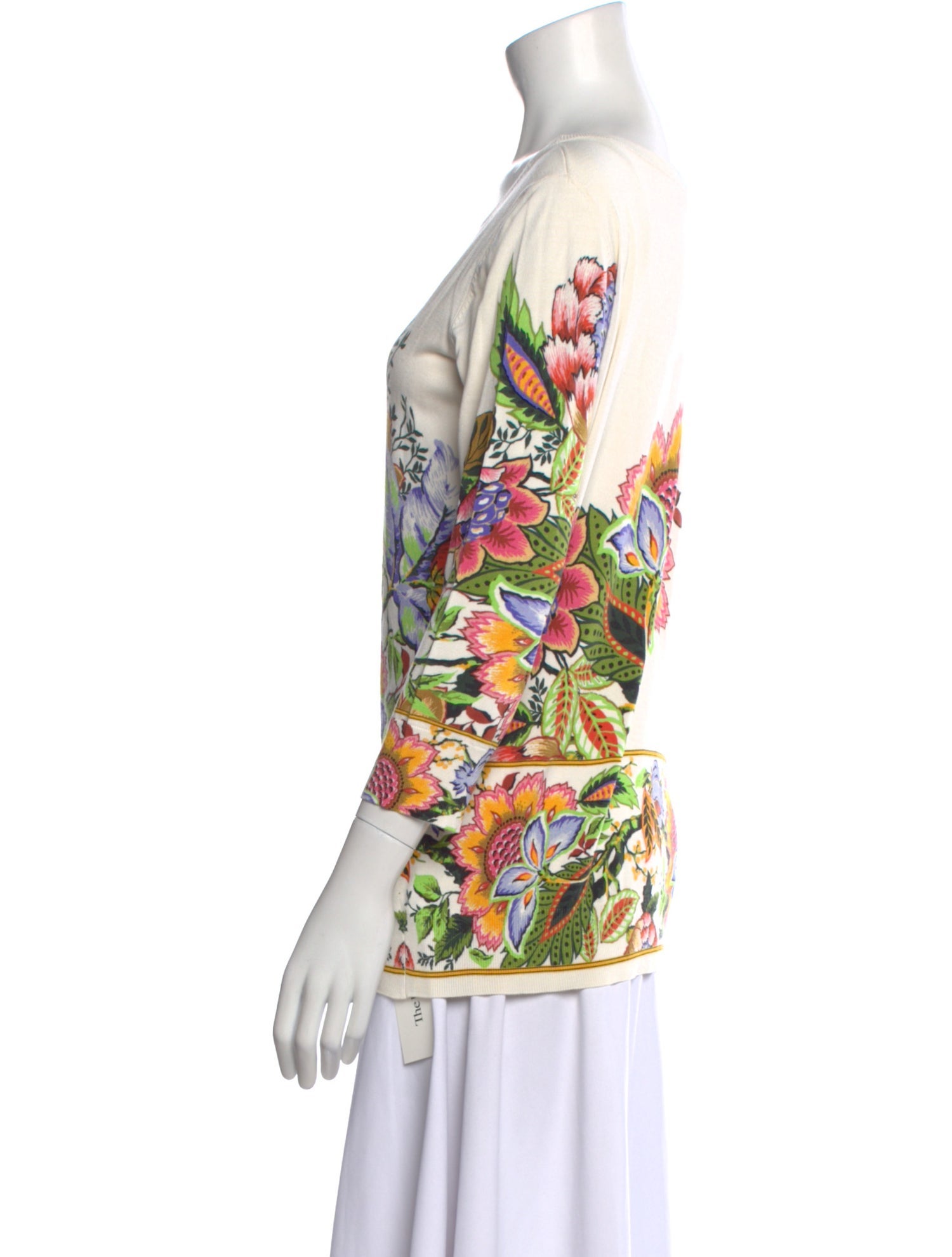 Etro Silk Floral Print Blouse w/ Tags