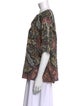 Etro Paisley Print V-Neck Blouse
