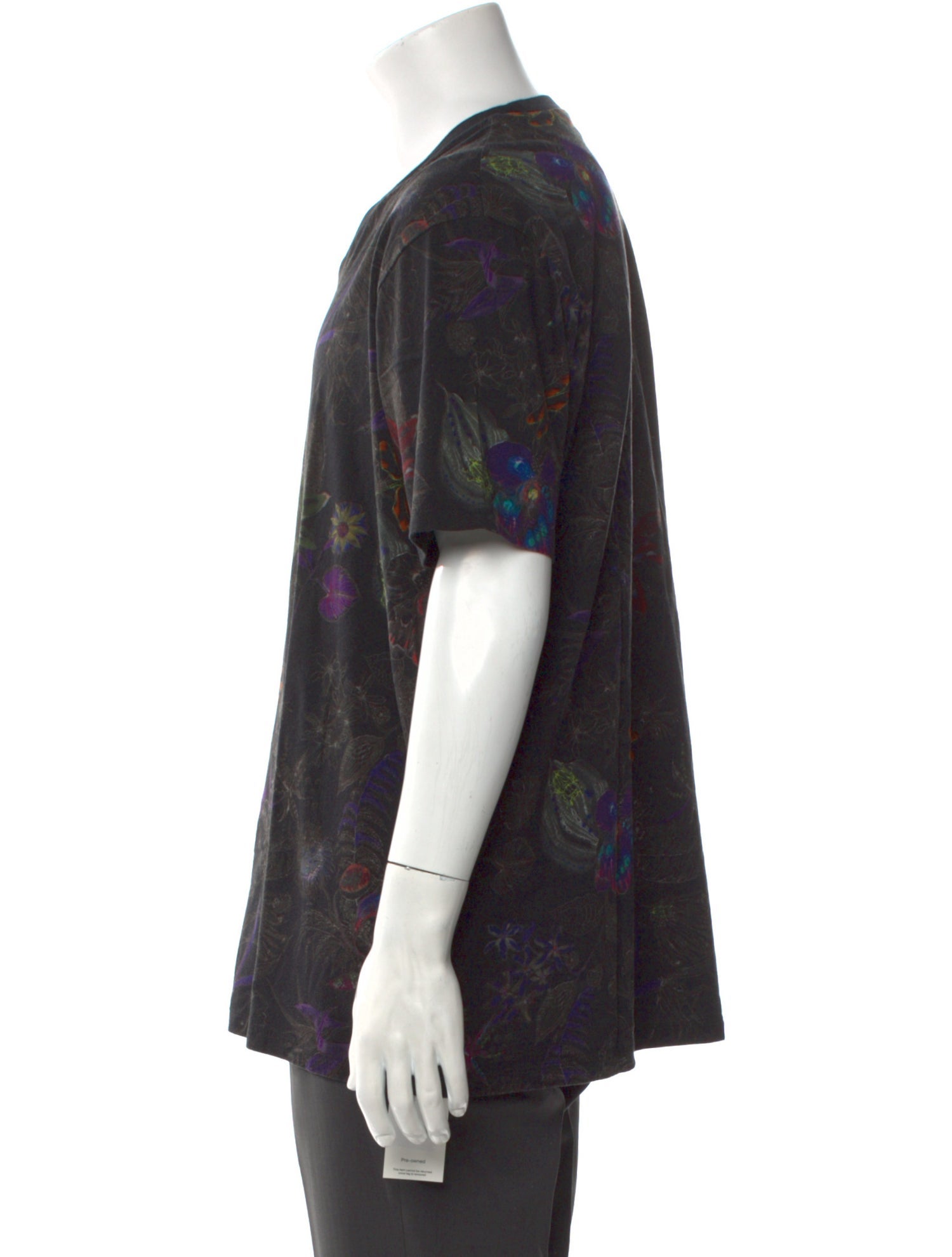 Etro Floral Print V-Neck T-Shirt