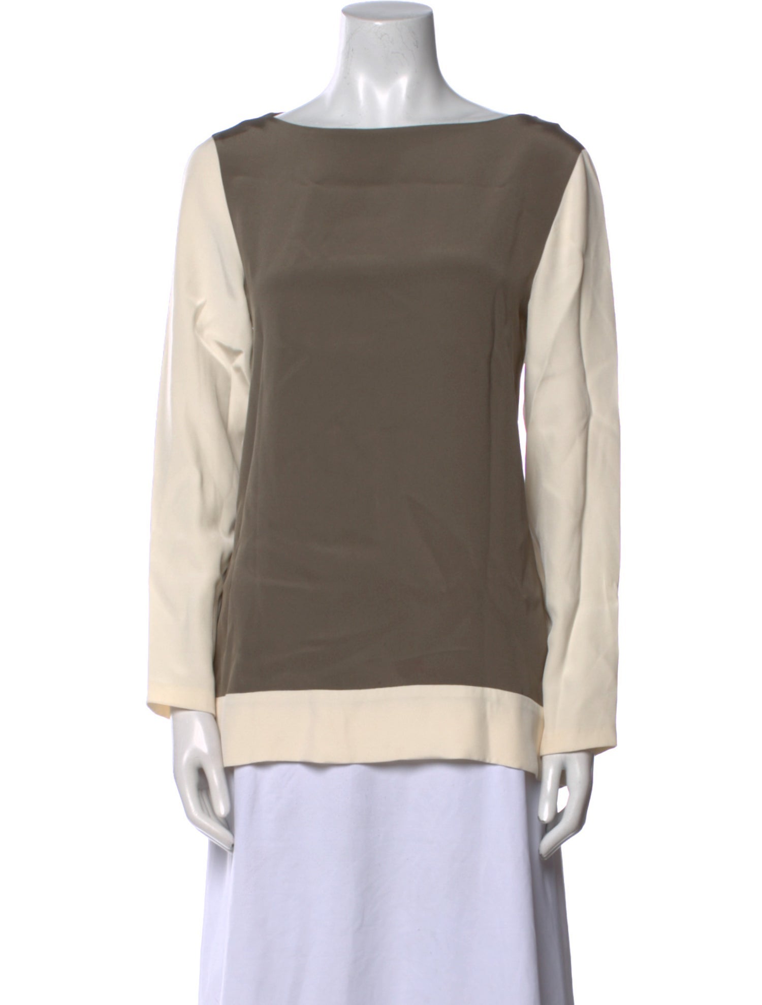 Etro Silk Bateau Neckline Blouse