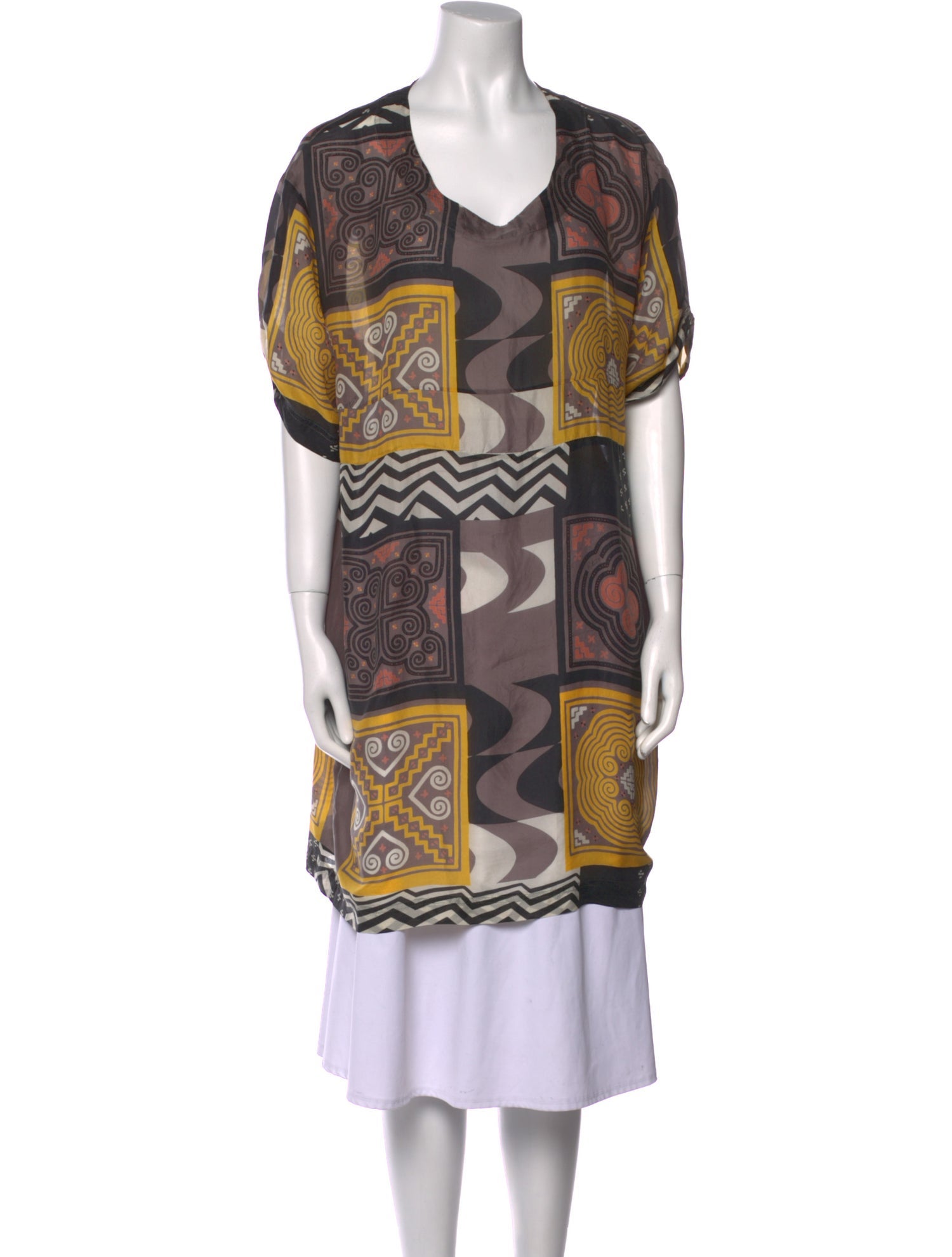 Etro Silk Printed Tunic