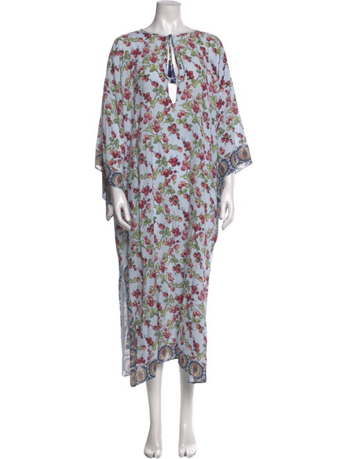 Etro Floral Print Midi Length Dress