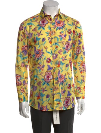 Etro Printed Long Sleeve Shirt