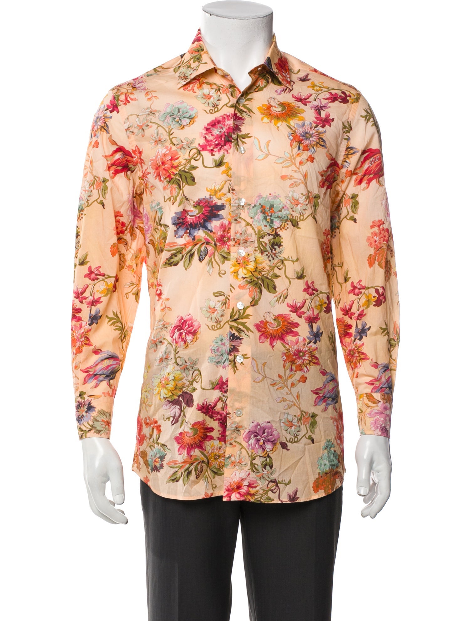 Etro Printed Long Sleeve Shirt