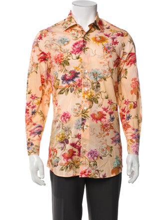 Etro Printed Long Sleeve Shirt