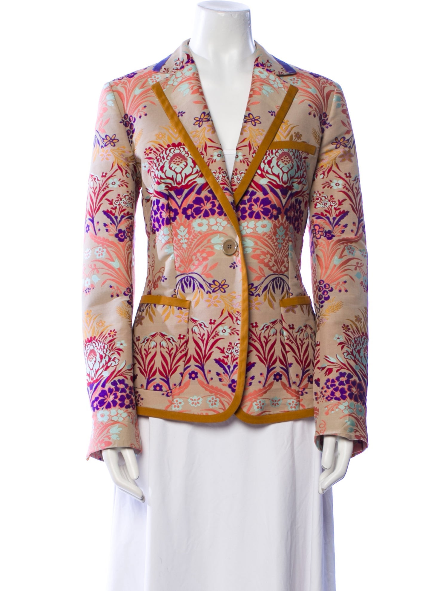 Etro Floral Print Blazer
