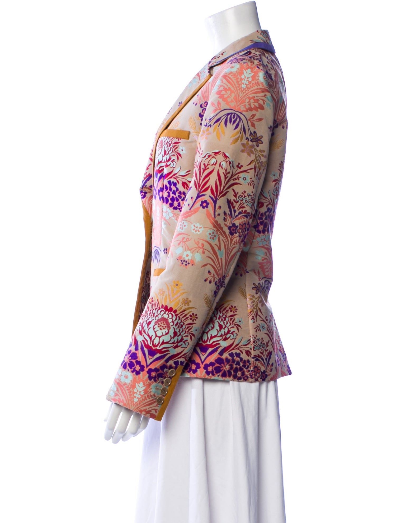 Etro Floral Print Blazer