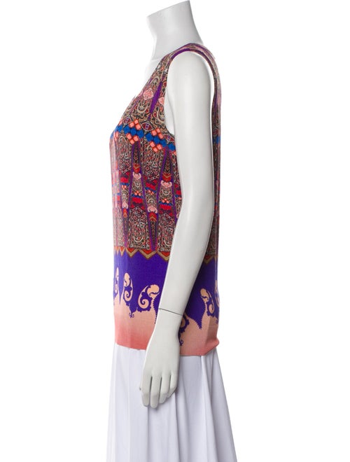 Etro Silk Floral Print Sweater