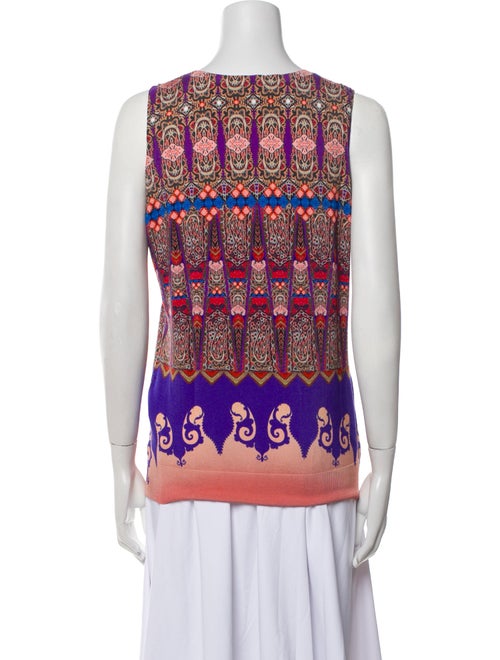 Etro Silk Floral Print Sweater