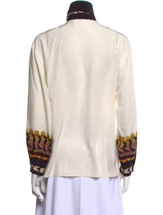 Etro Silk Graphic Print Tunic