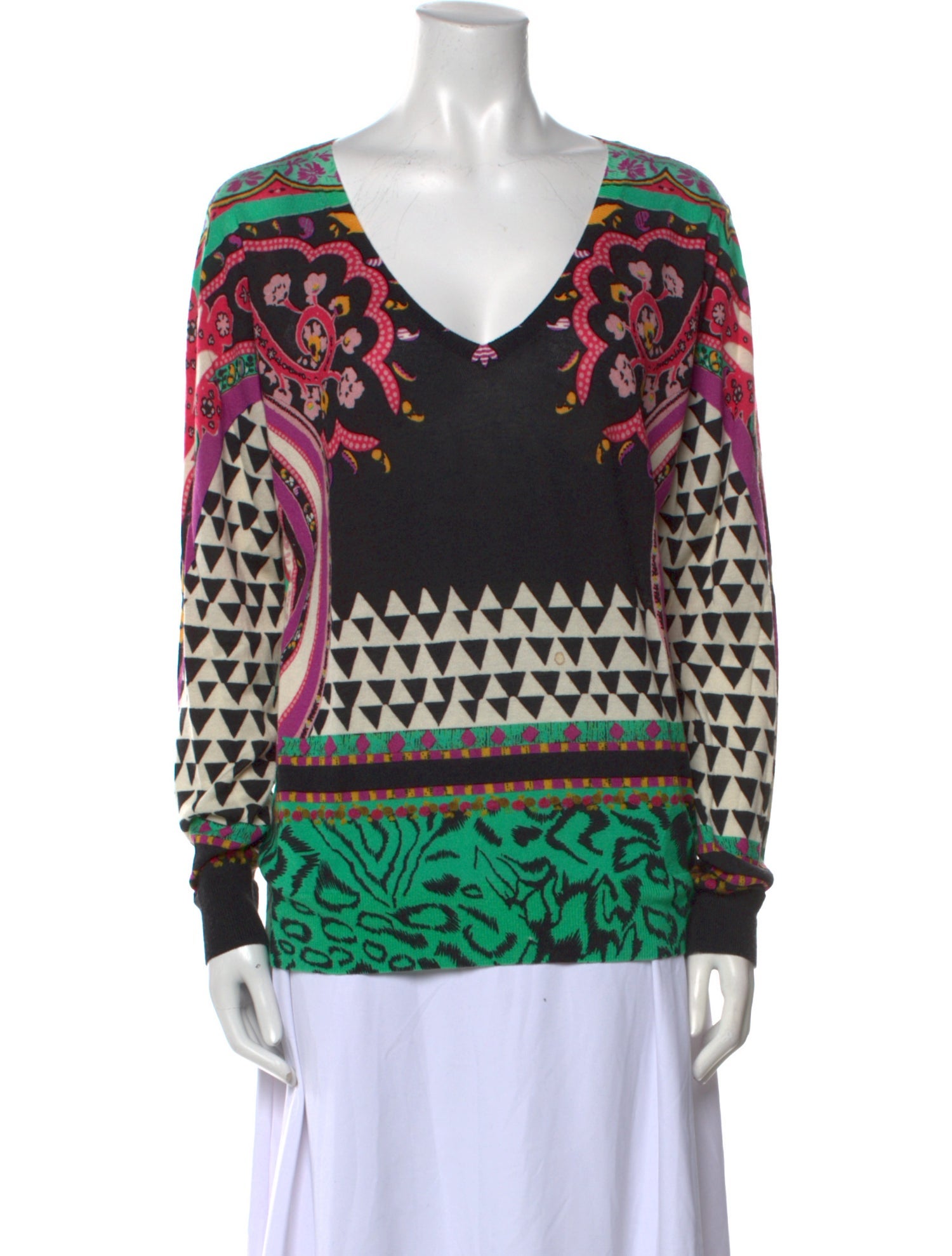 Etro Silk Printed Sweater