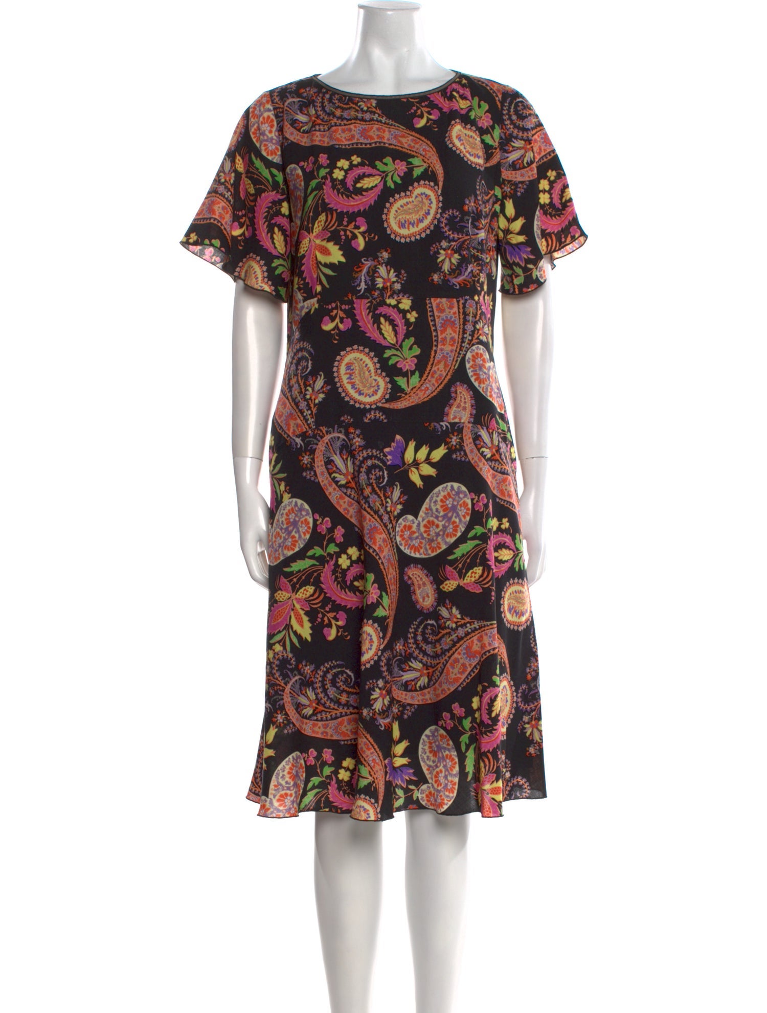 Etro Paisley Print Knee-Length Dress