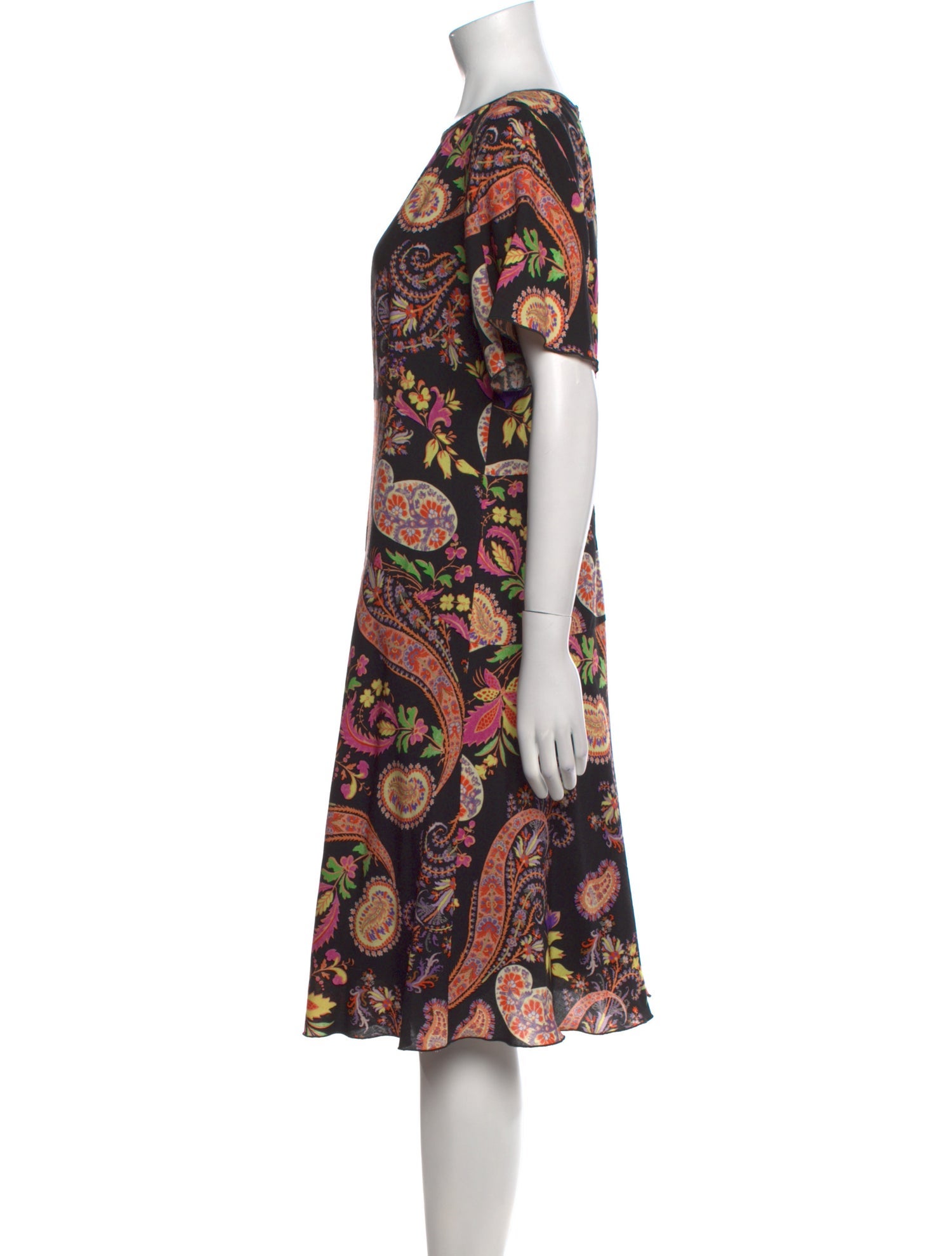 Etro Paisley Print Knee-Length Dress