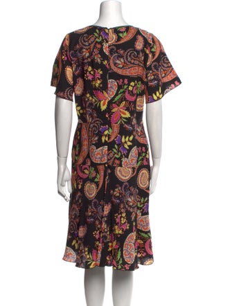 Etro Paisley Print Knee-Length Dress