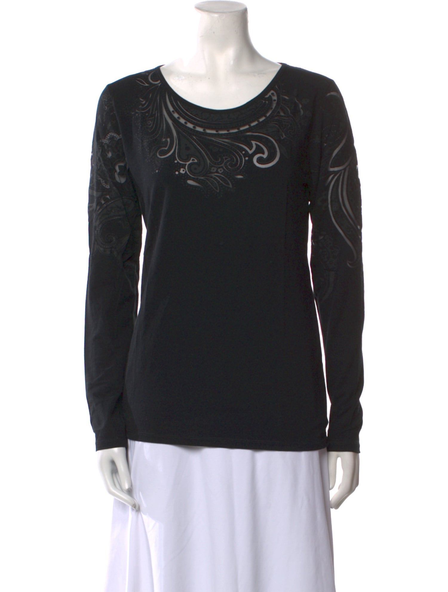 Etro Scoop Neck Long Sleeve Sweatshirt