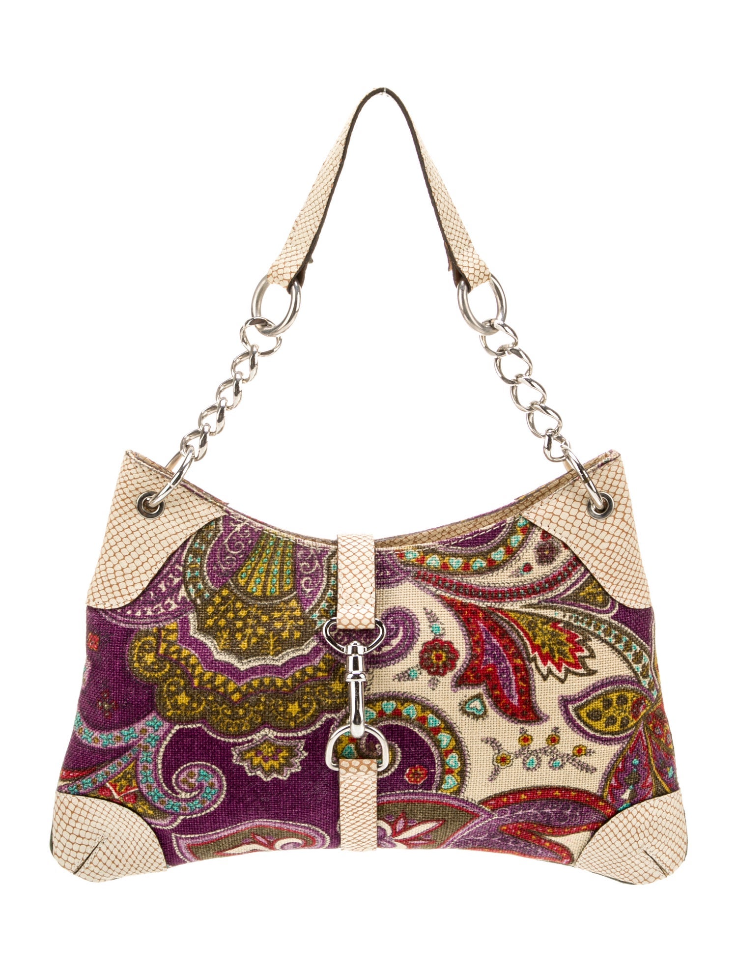 Etro Canvas Shoulder Bag
