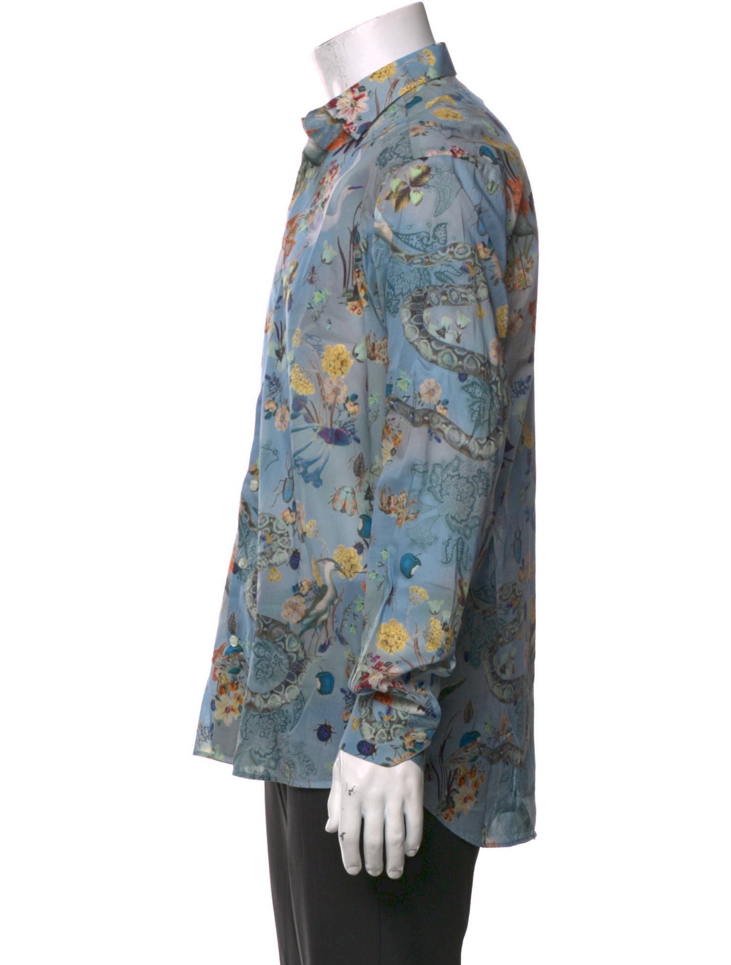 Etro Floral Print Long Sleeve Shirt