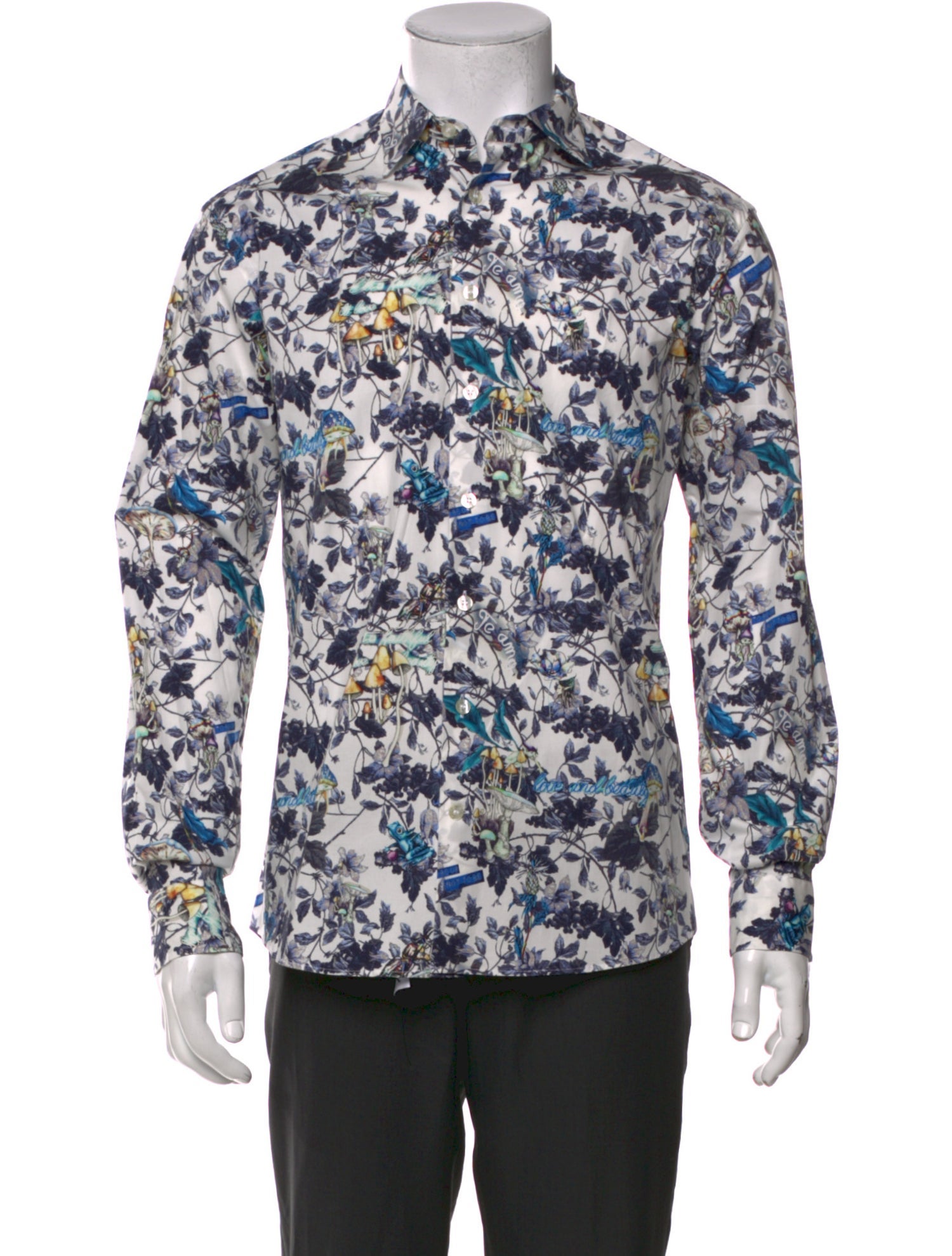 Etro Floral Print Long Sleeve Shirt