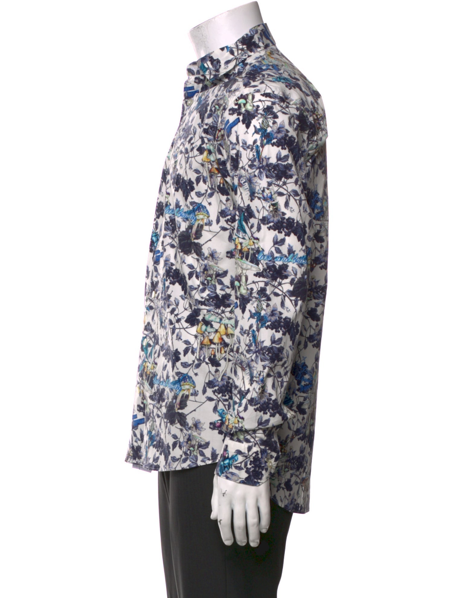 Etro Floral Print Long Sleeve Shirt