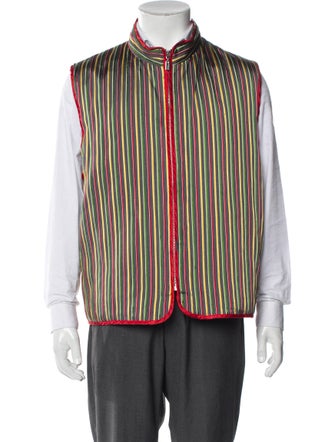 Etro Silk Striped Windbreaker