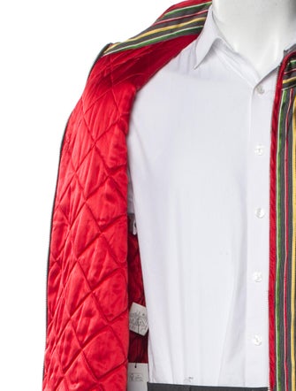 Etro Silk Striped Windbreaker