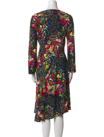 Etro Floral Print Knee-Length Dress