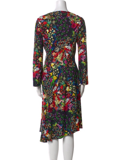 Etro Floral Print Knee-Length Dress