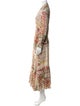 Etro Paisley Print Long Dress