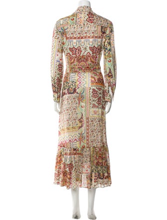 Etro Paisley Print Long Dress