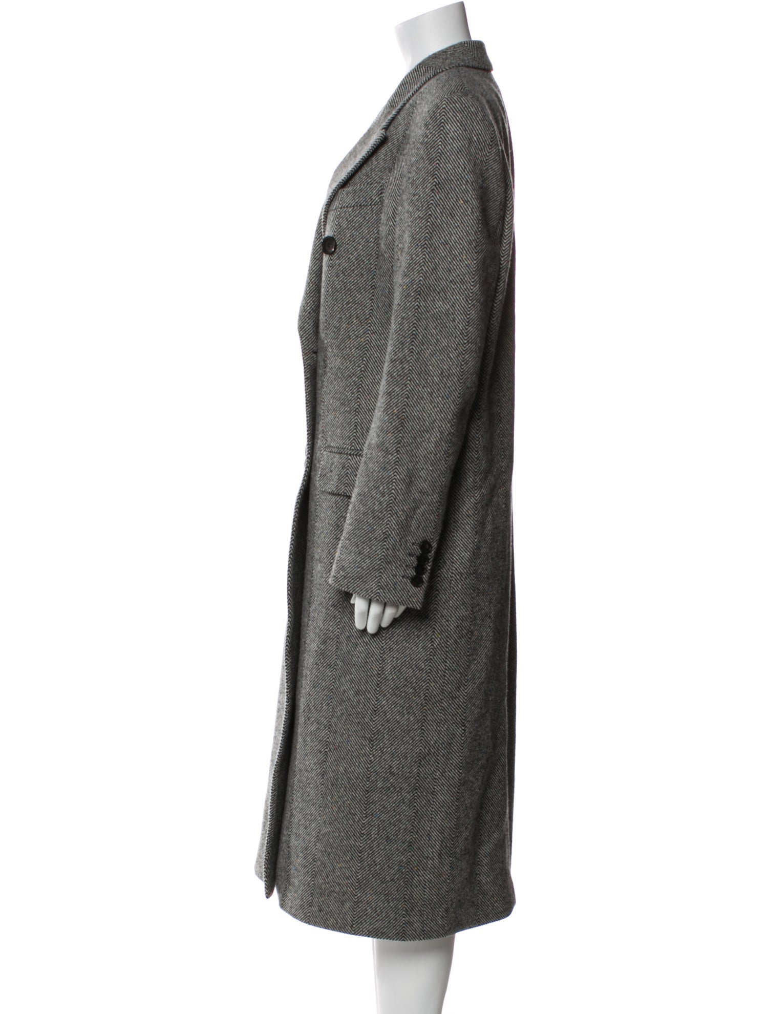 Etro Wool Striped Coat