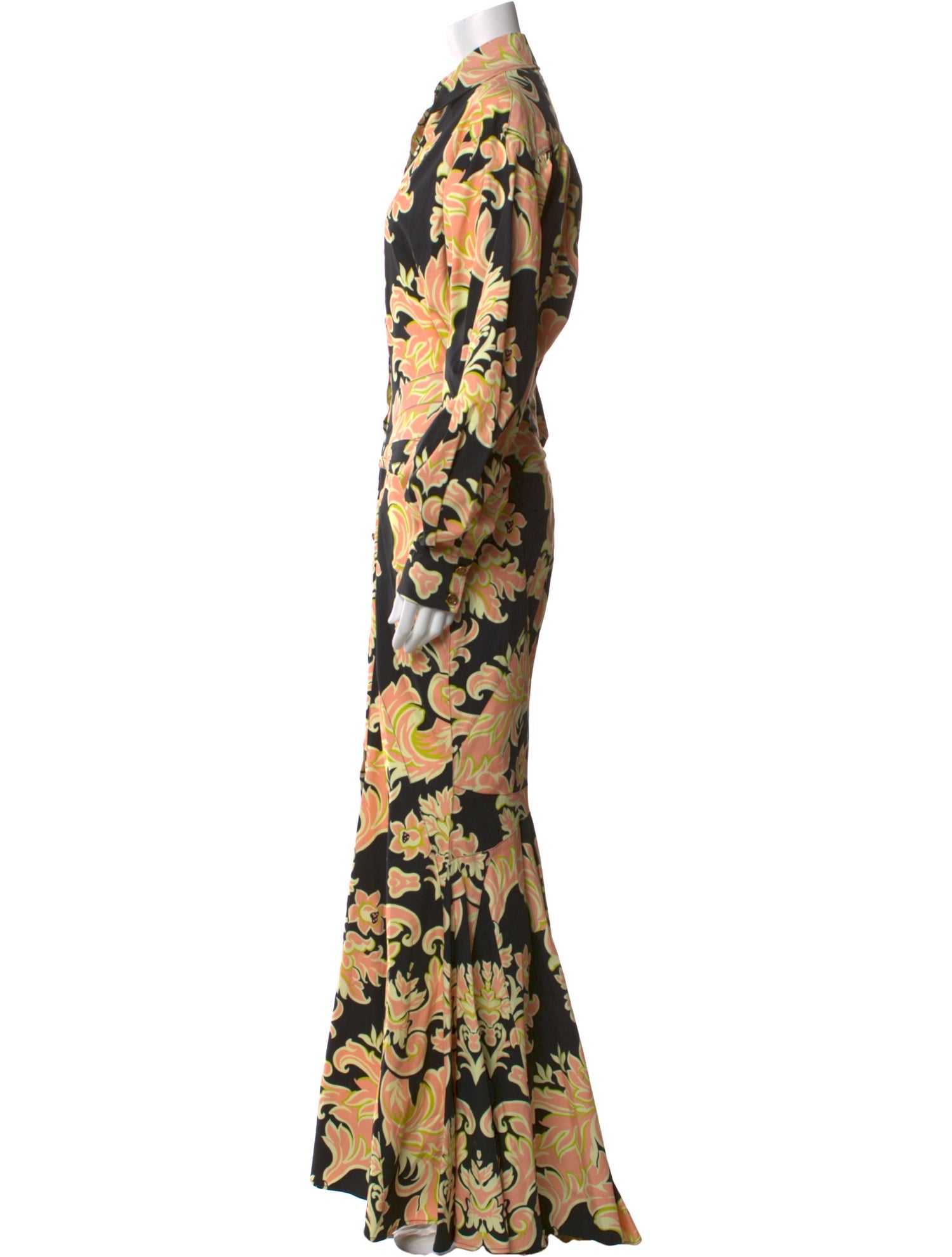 Etro Floral Print Long Dress