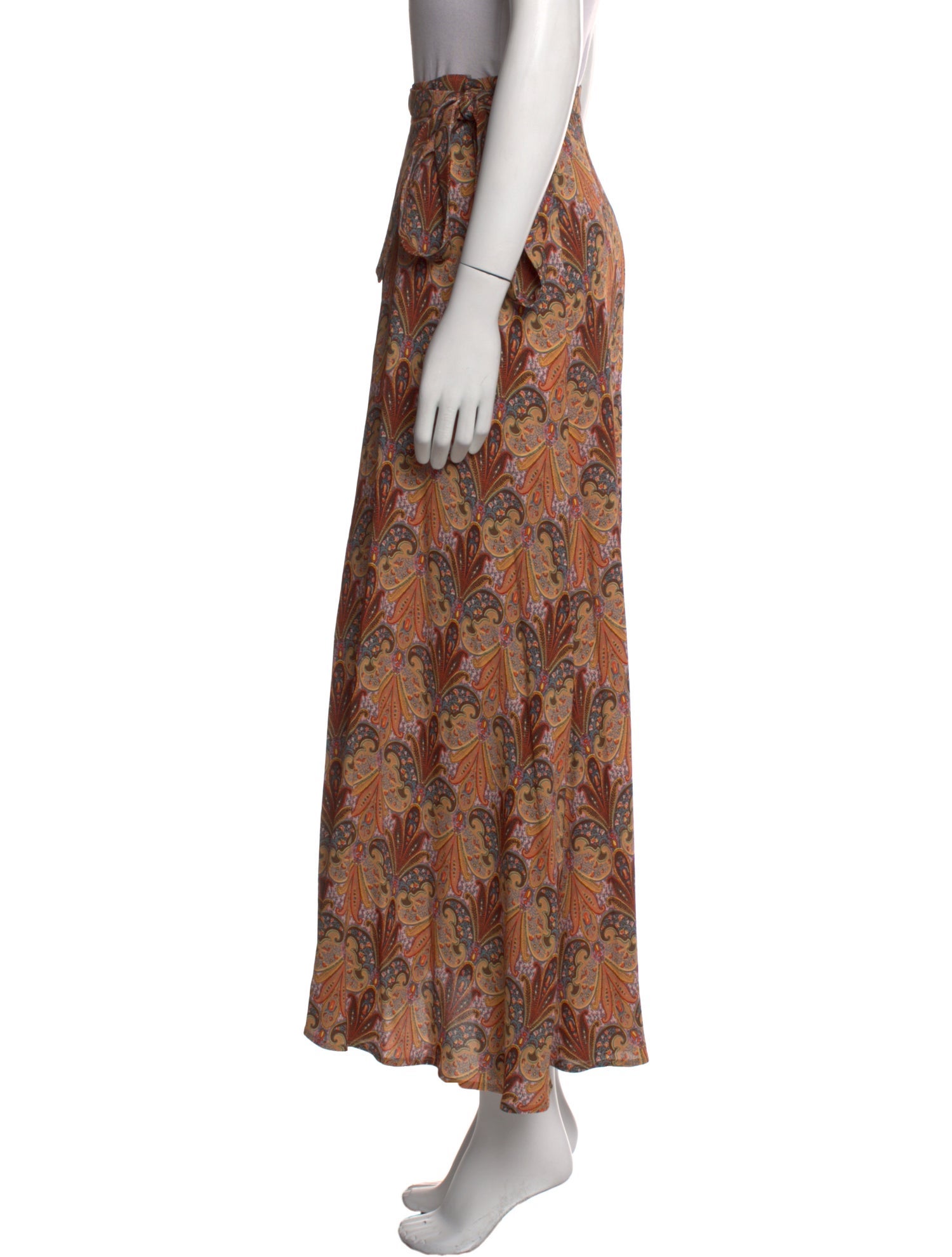 Etro Floral Print Midi Length Skirt