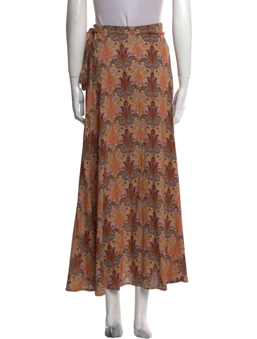 Etro Floral Print Midi Length Skirt