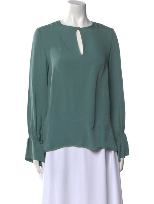 Etro Silk V-Neck Blouse