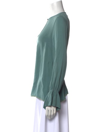 Etro Silk V-Neck Blouse